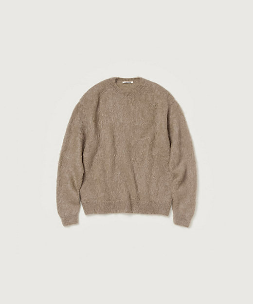 セーター ＊BRUSHED SUPER KID MOHAIR KNIT
