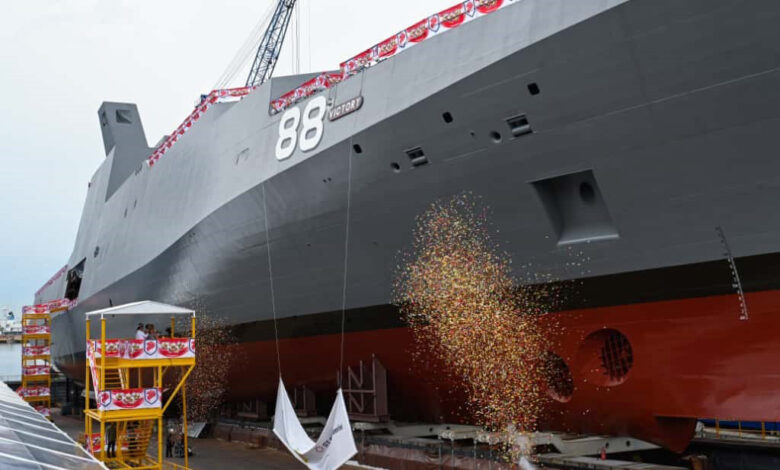 シンガポール、史上最大かつ最も複雑な多目的戦闘艦を進水 – Indo