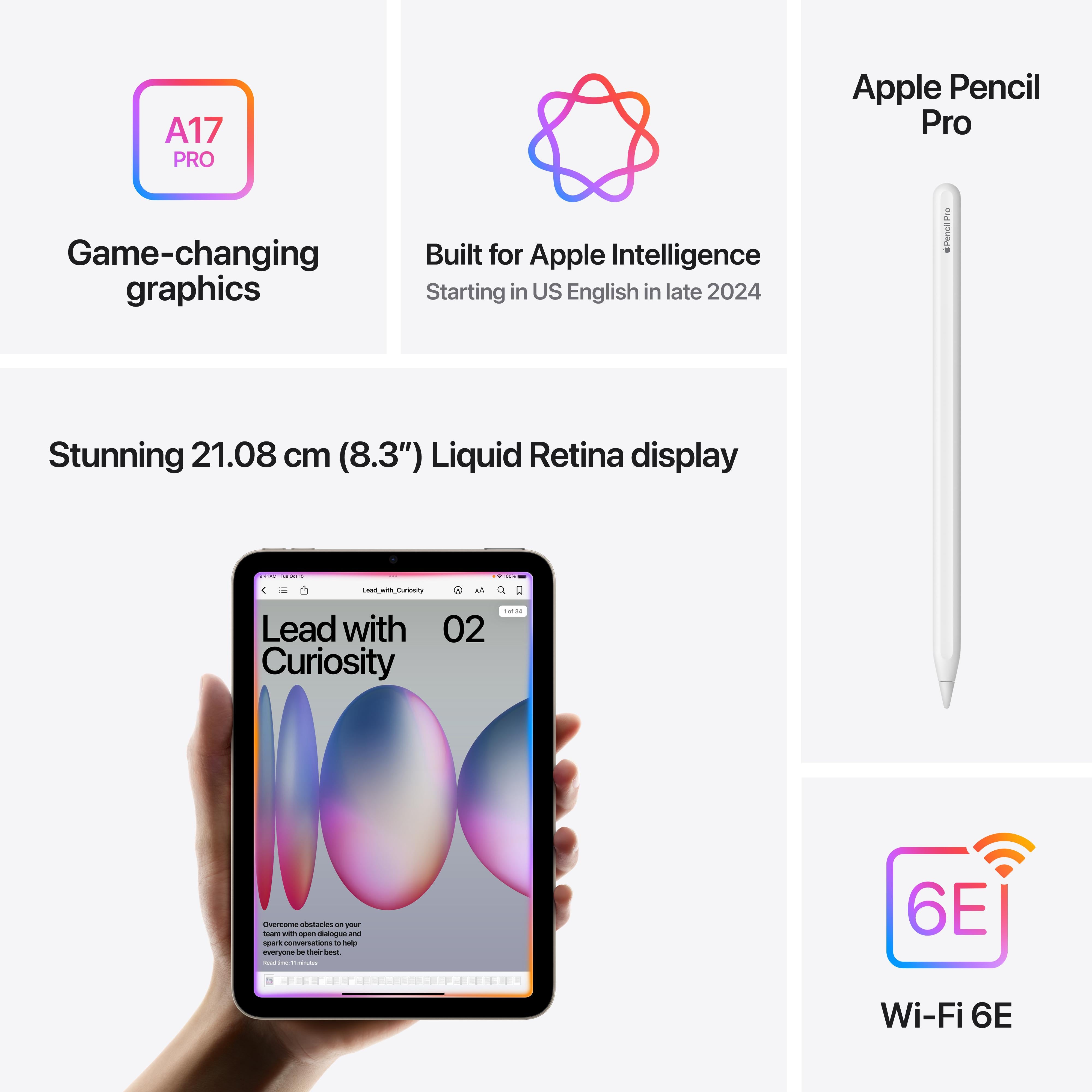 iPad mini A17 Pro | Purple | 128GB | Wi-Fi