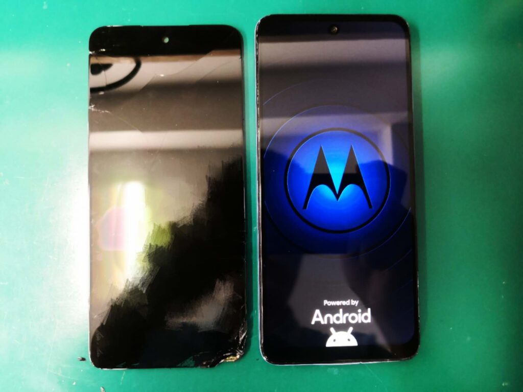 モトローラ moto g64 5G/g64y 5G】即日画面液晶破損修理 ひび割れ