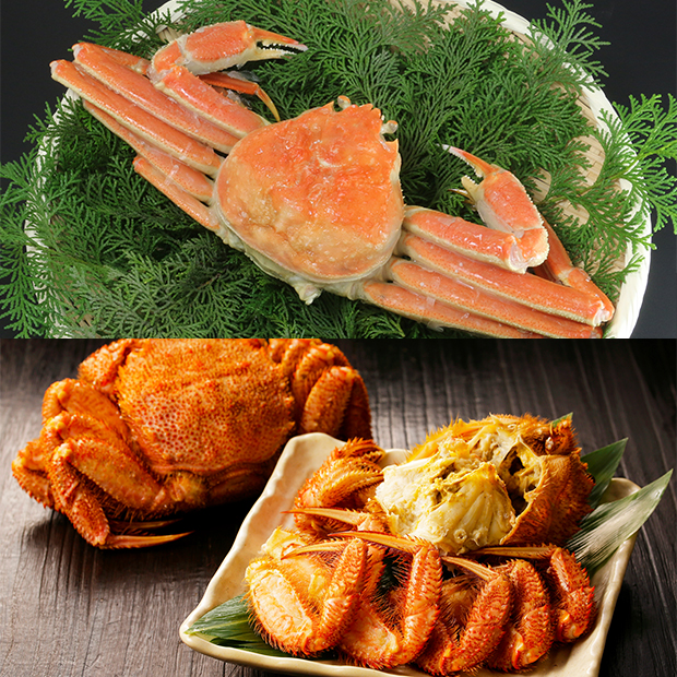 JALとっておきの逸品｜北海かにくらべ（ずわい蟹＆毛蟹）: 大丸松坂屋