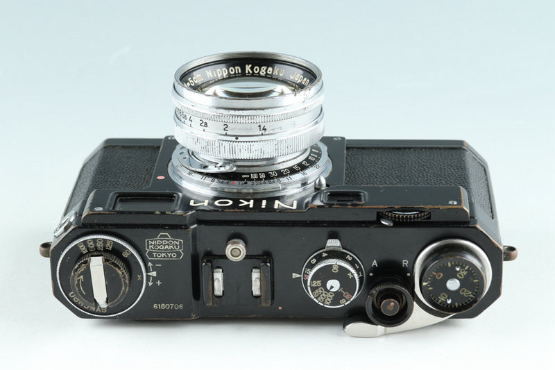 Nikon S2 Original Black Paint + NIKKOR-S・C 50mm F/1.4 Lens