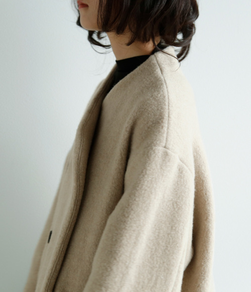 R & D.M.Co- オールドマンズテーラー ウール フェルト ニット ダブル