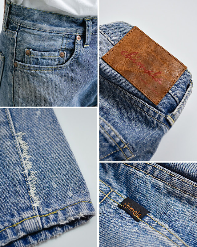 chimala チマラ セルビッチ デニム ヴィンテージ ストレートカット