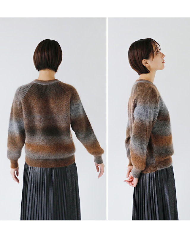 BATONER バトナー モヘア クルーネック ニット プルオーバー “MOHAIR