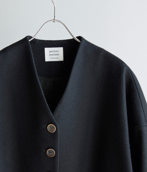 atelier naruse(アトリエナルセ)iroma別注 メルトン ウール コクーン