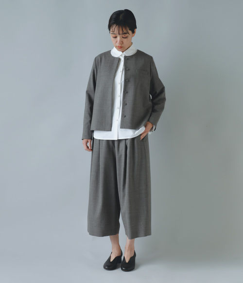 atelier naruse アトリエナルセ ウール フォーマル ガウチョパンツ