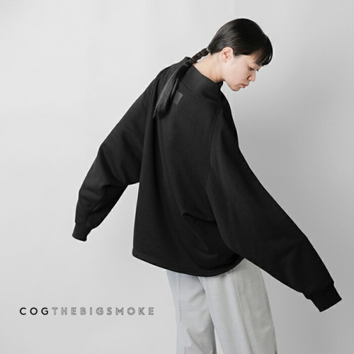 COGTHEBIGSMOKE コグザビッグスモーク MELINA BOTTLE NECK SWEATSHIRT