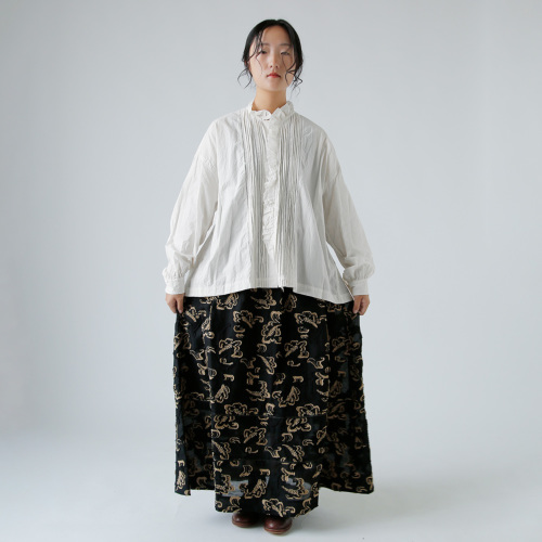 TOUJOURS トゥジュー ファインヤーン コットンクロス レース