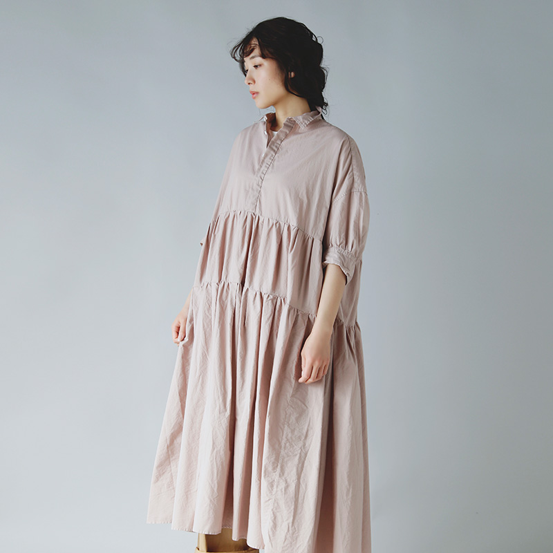 TOUJOURS トゥジュー ガーメント ダイ コットン ポプリンクロス ハーフ