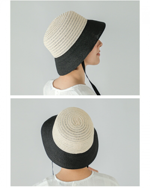 mature ha. マチュアーハ アバカ ラフィア ブレイド バケット ハット