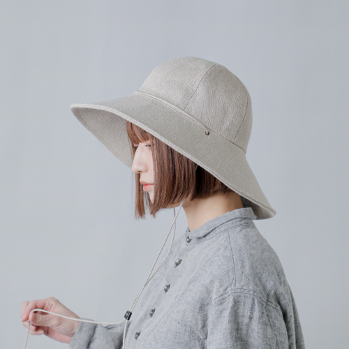 mature ha. マチュアーハ リネン ガーデン ハット “linen garden hat