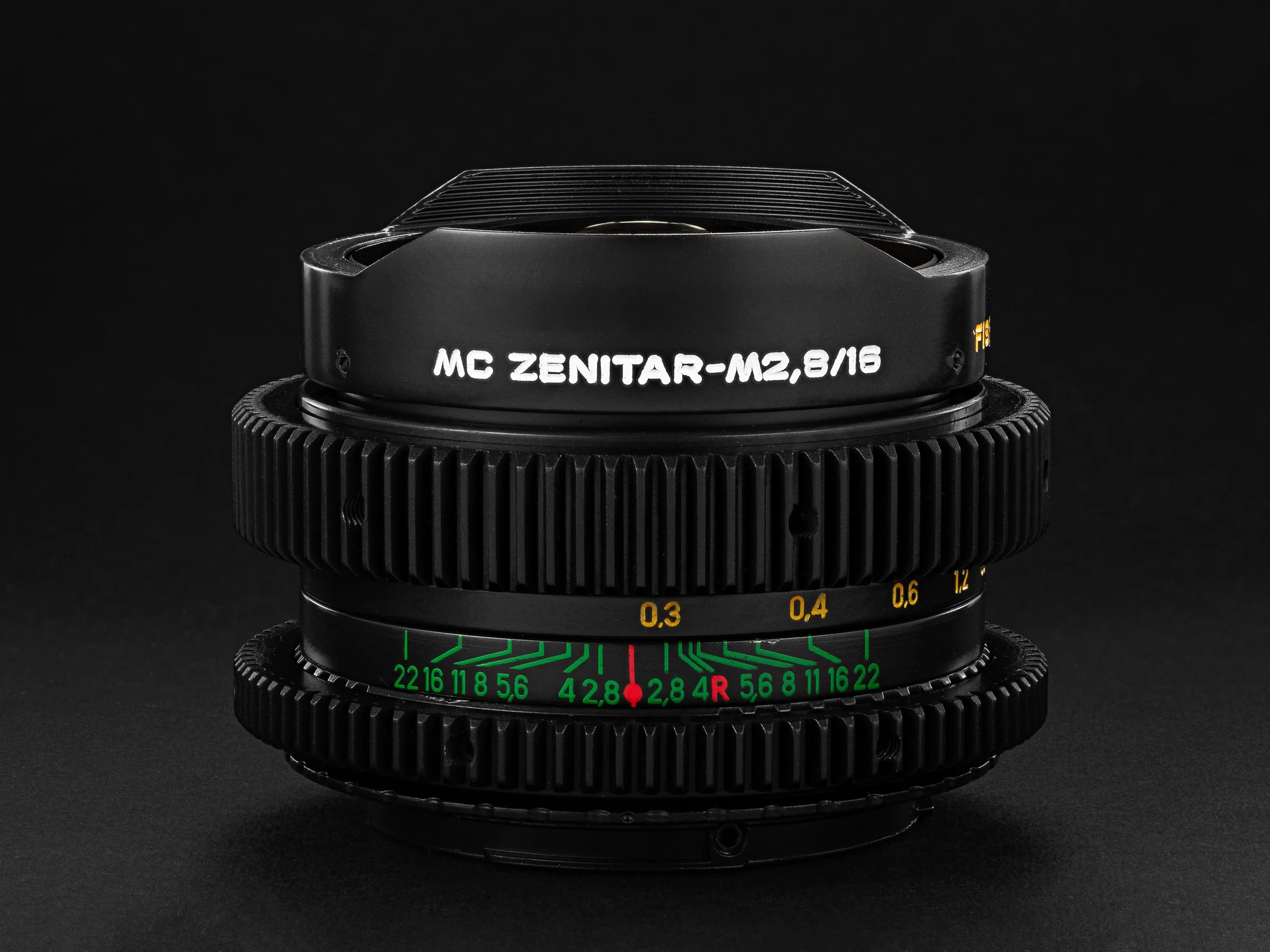 Buy FISH EYE 16mm F2.8 mc ZENITAR-M Full Frame Vintage Lens Black