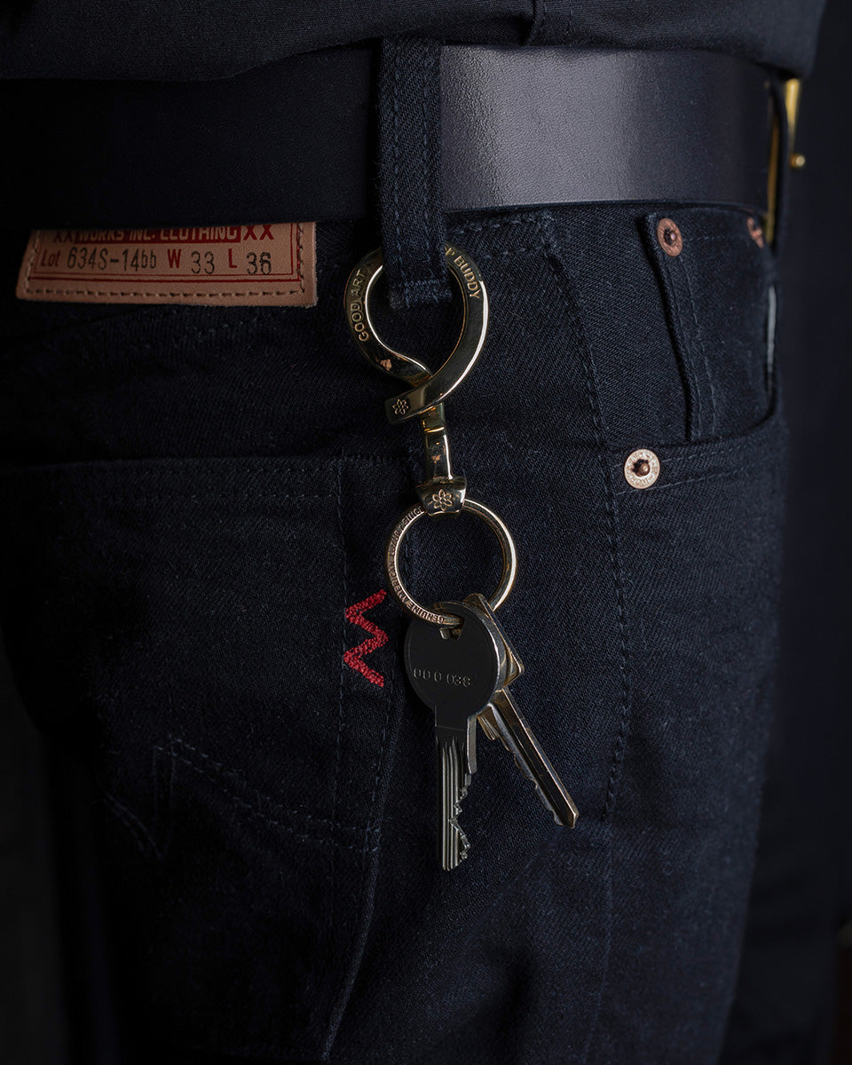 GA-BLB-BR - GOOD ART HLYWD Belt Loop Buddy - Brass – IRON HEART