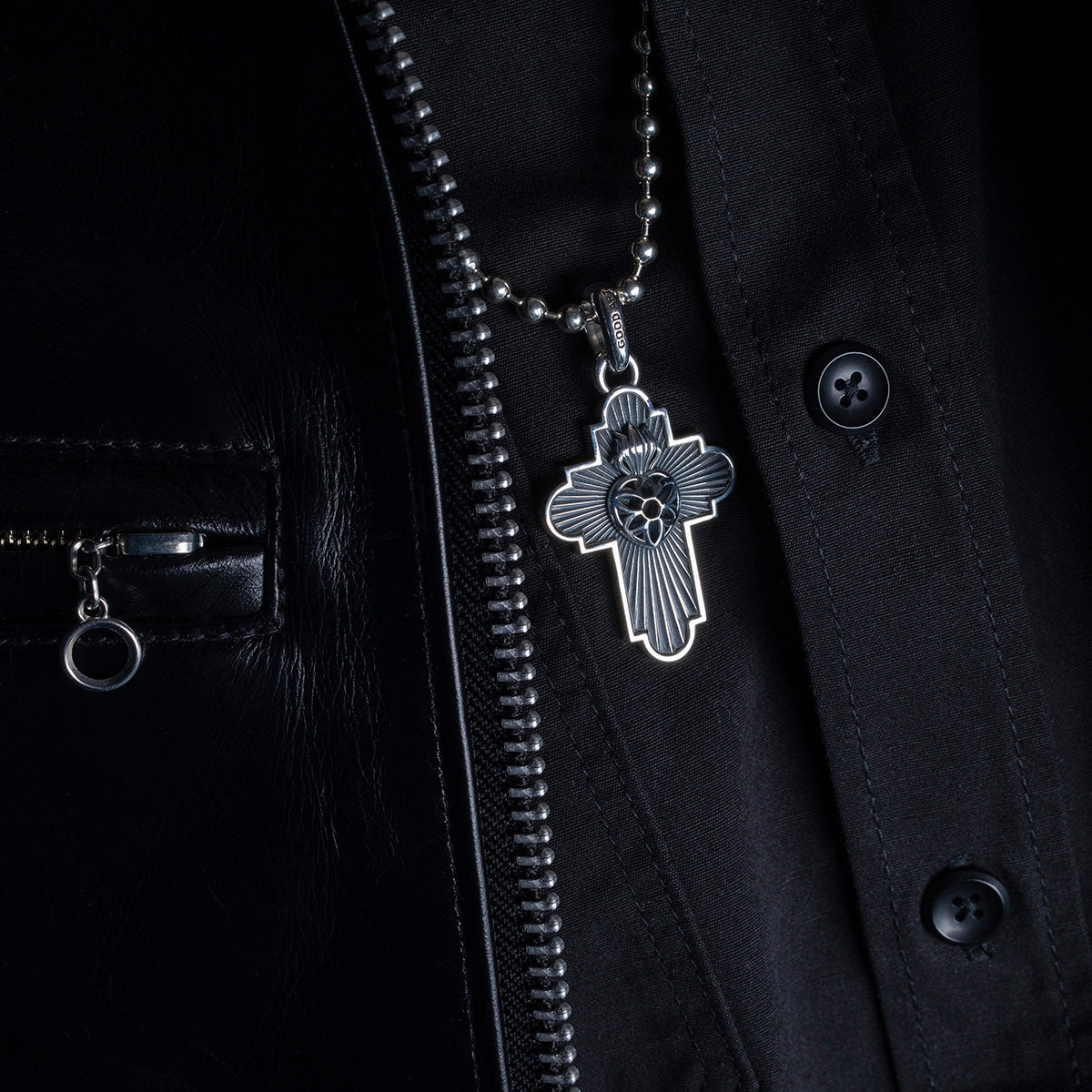 GA-JIMMY-CROSS-PEN-A - GOOD ART HLYWD Jimmy Cross Pendant A