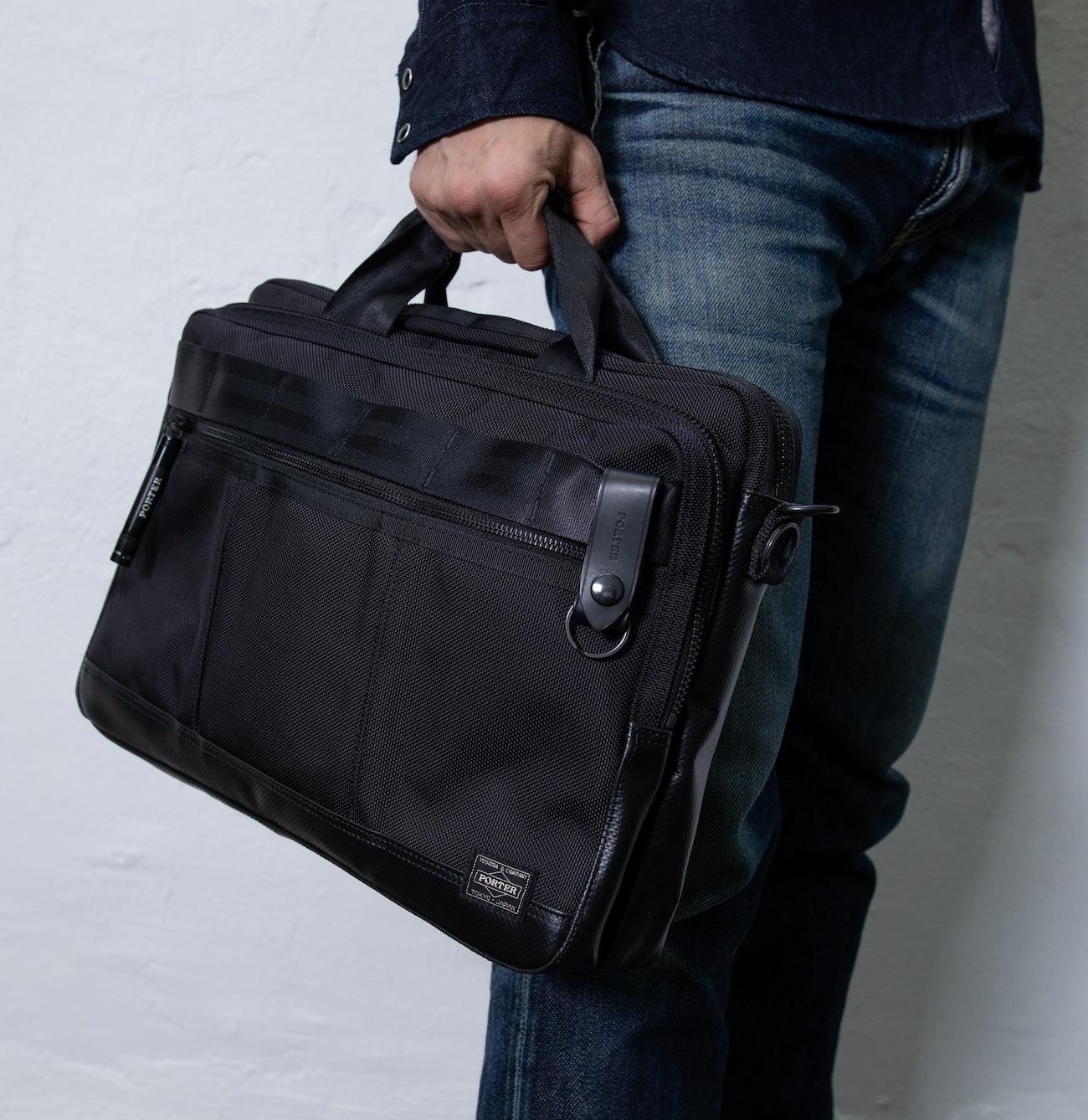 PO-HEAT-2WAY-BRIEFCASE-BLK - Porter-Yoshida & Co. HEAT 2WAY
