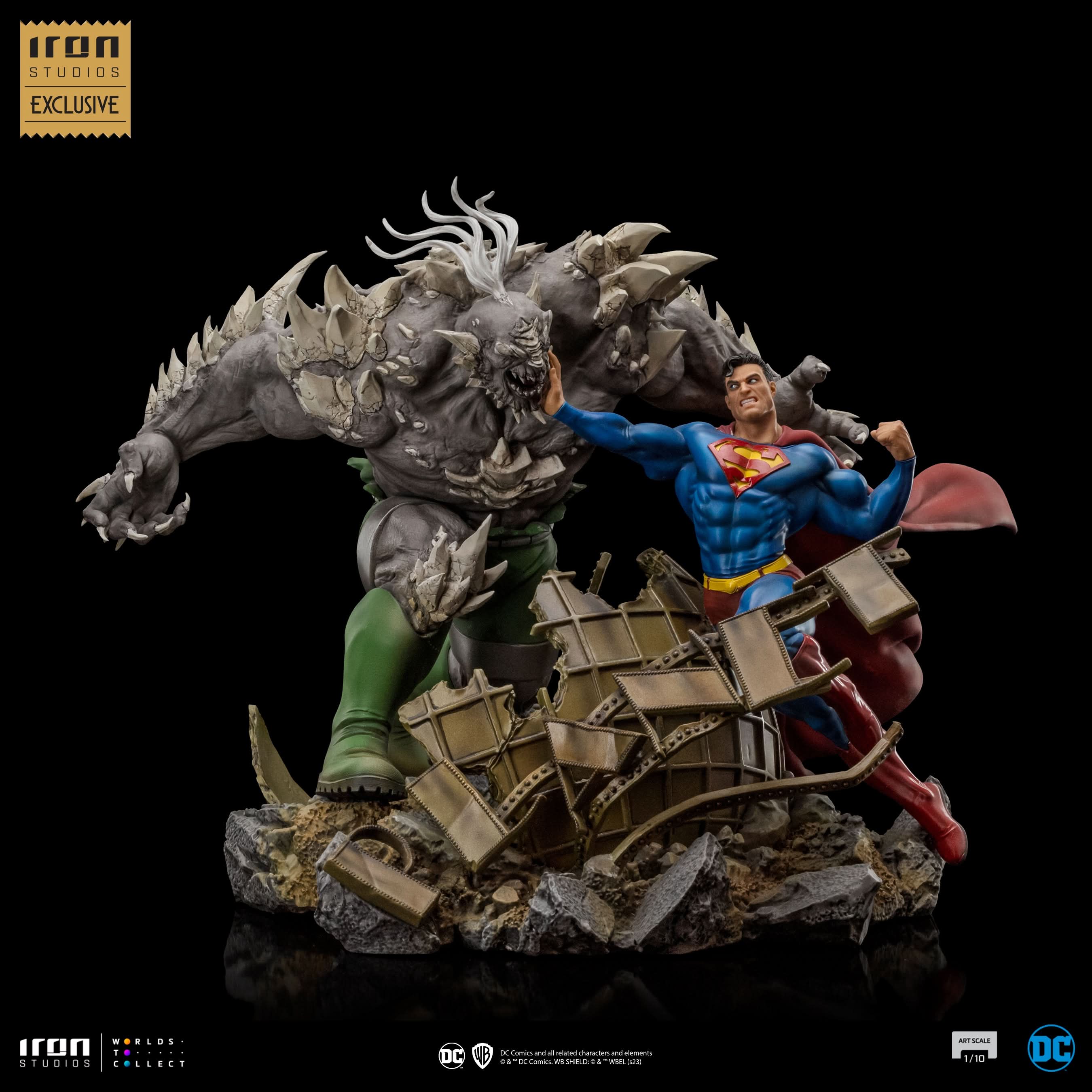 Statue Superman vs Doomsday - DC Comics - Art Scale 1/10 - Iron