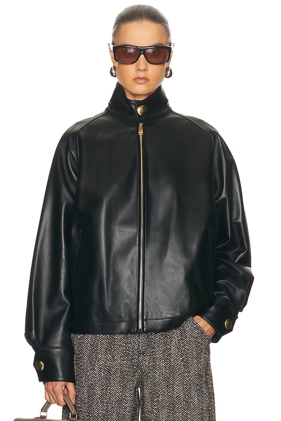 The Row Jilly Jacket in Black | FWRD