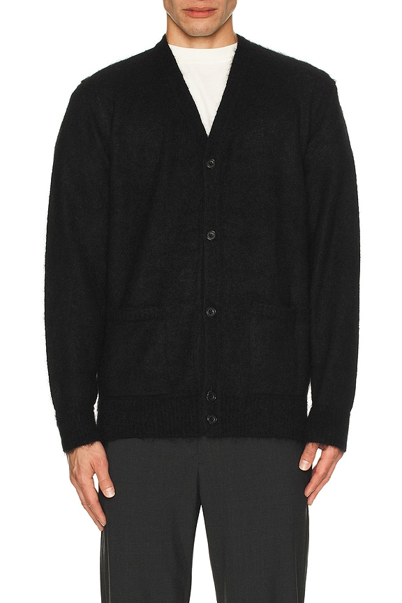 COMME des GARCONS PLAY Invader Cardigan in Black | FWRD