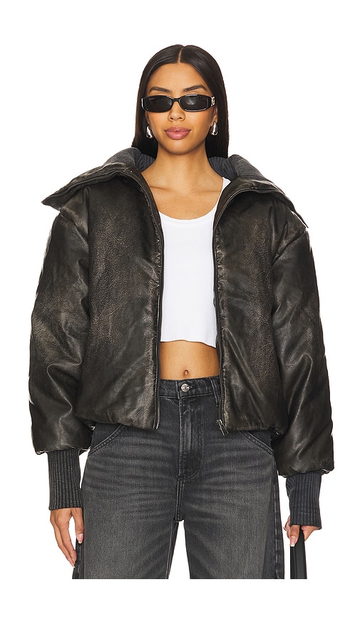 Jaded London Puffer Bomber in Black | REVOLVE