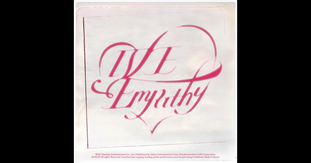 IVE EMPATHY Apple Music未公開トレカ サインなし IVE EMPATHY Apple