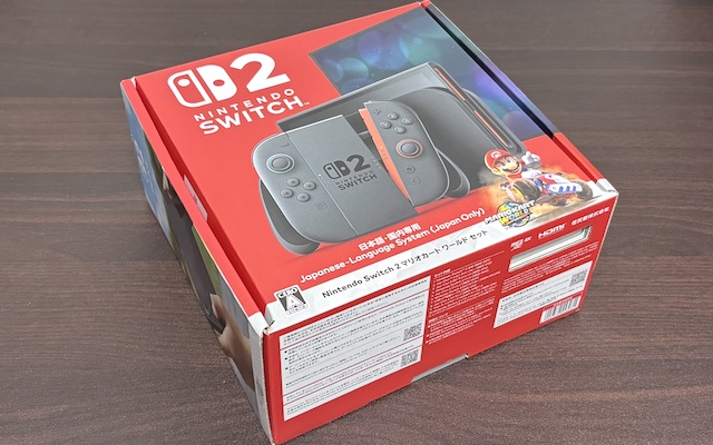 Nintendo Switch 2」の開封レビュー（付属品や外観などを紹介