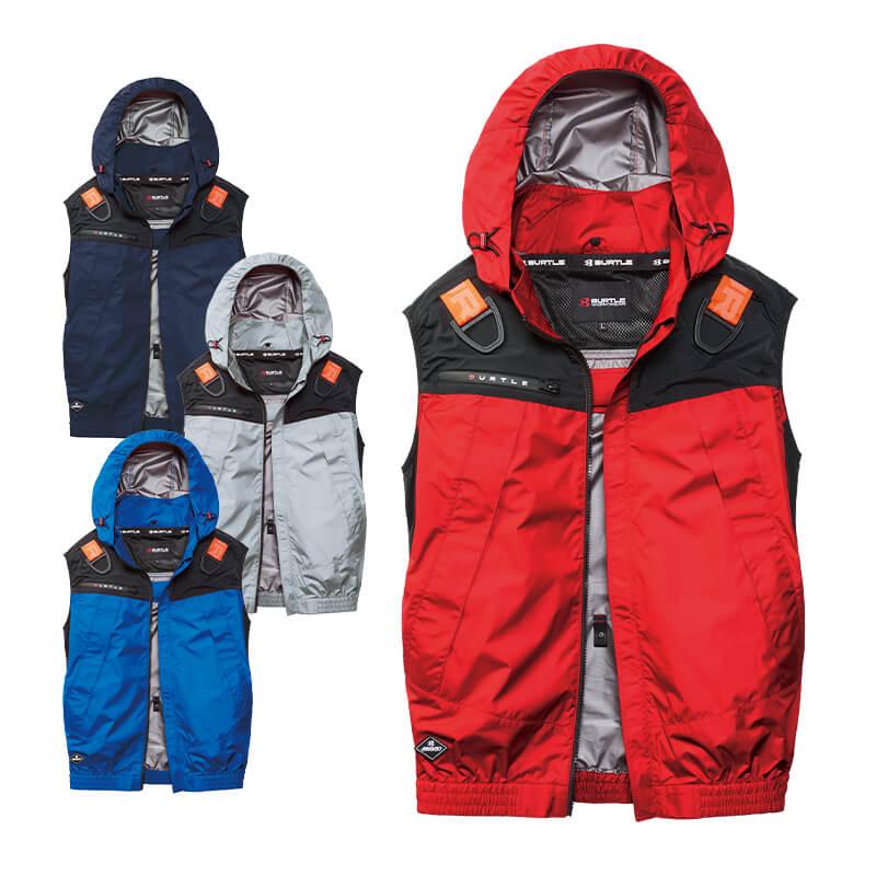 服単品】エアークラフト ACフーディベスト(ユニセックス)[バートル