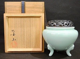 初代・宮永東山 青磁三足香炉】茶道具・煎茶道具の買取実績一覧 - いわ
