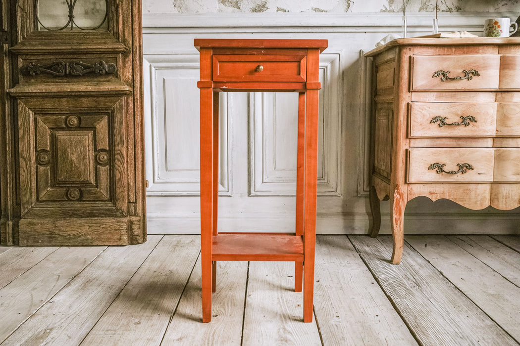 s*a様 アンティーク調 木製チェスト サイドテーブル s*a様