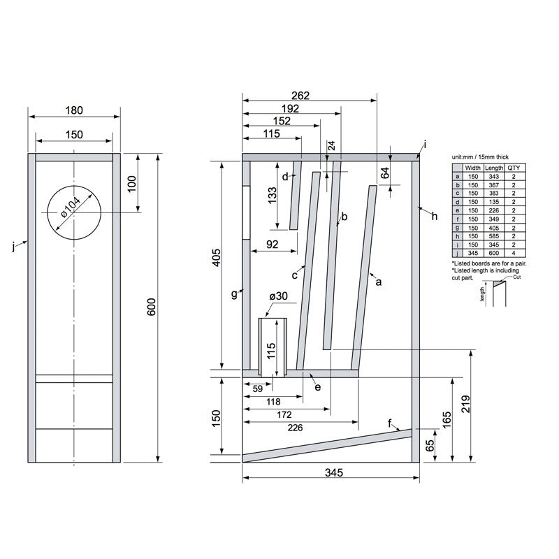 IWISTAO FOSTEX FE126En フルレンジ スピーカー 完成品 1ペア