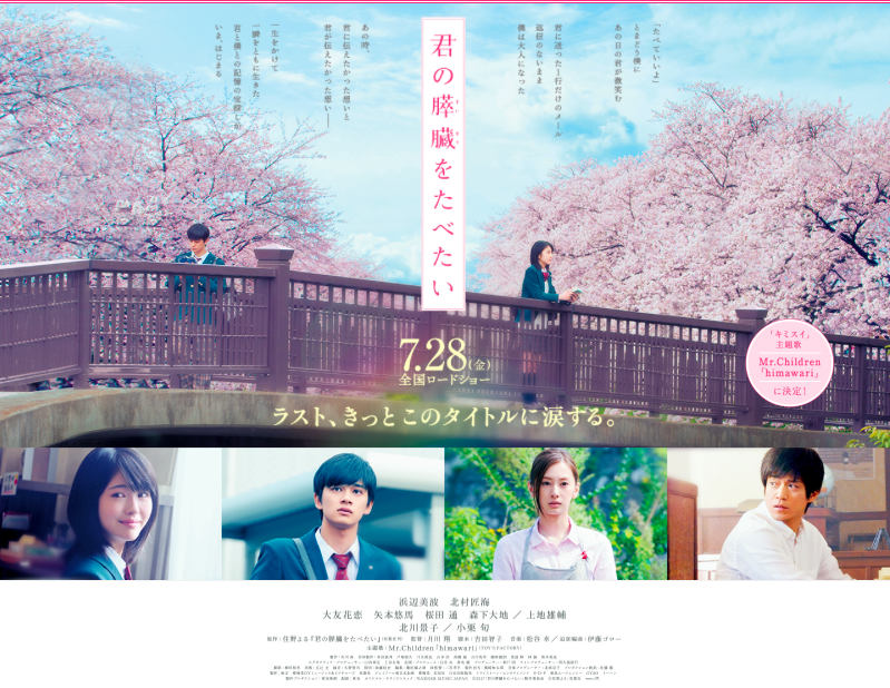 映画「君の膵臓をたべたい」 - GORO ITO