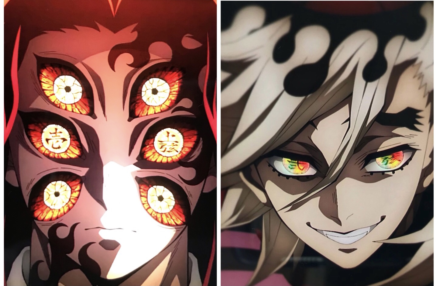 上弦の壱“黒死牟（こくしぼう）”と上弦の弍“童磨（どうま）“は強さは