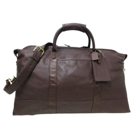 COACH（コーチ） ボストンバッグ レザー 502 ダークブラウン 旅行 大