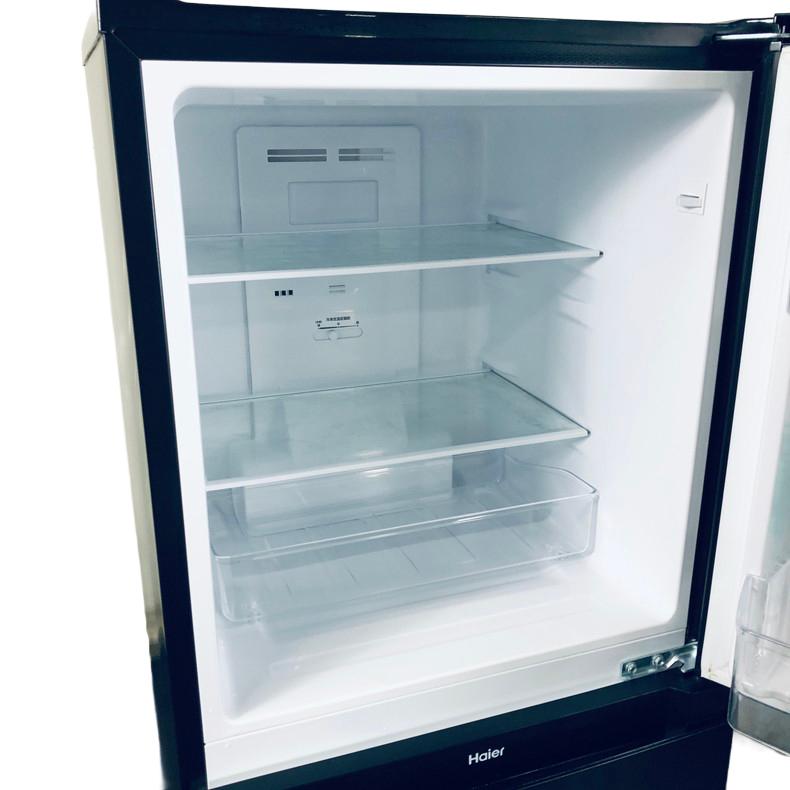 冷蔵庫 中古 ハイアール Haier JR-NF121NJ(K) 2024年製 2ドア 121L