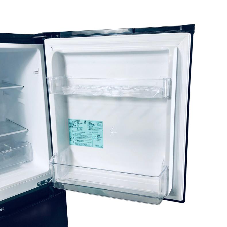 冷蔵庫 中古 ハイアール Haier JR-NF121NJ(K) 2024年製 2ドア 121L
