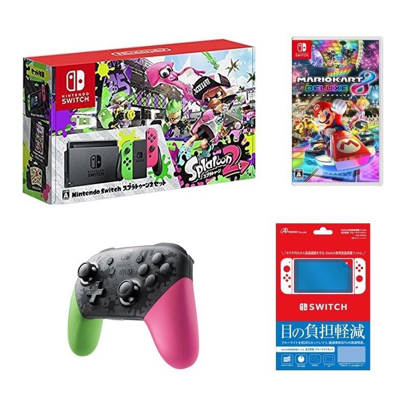 ニンテンドースイッチスプラトゥーン2セット＋マリオカート