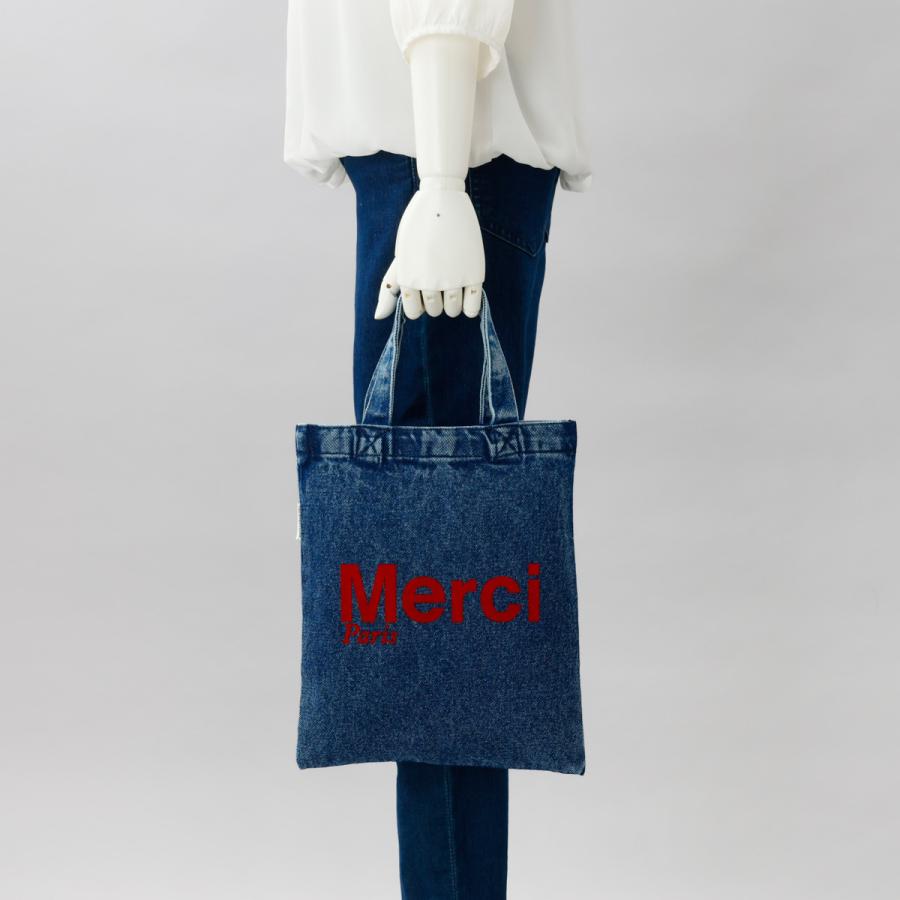 MERCI（メルシー） 並行輸入 トートバッグ ミニトート コットン ロゴ