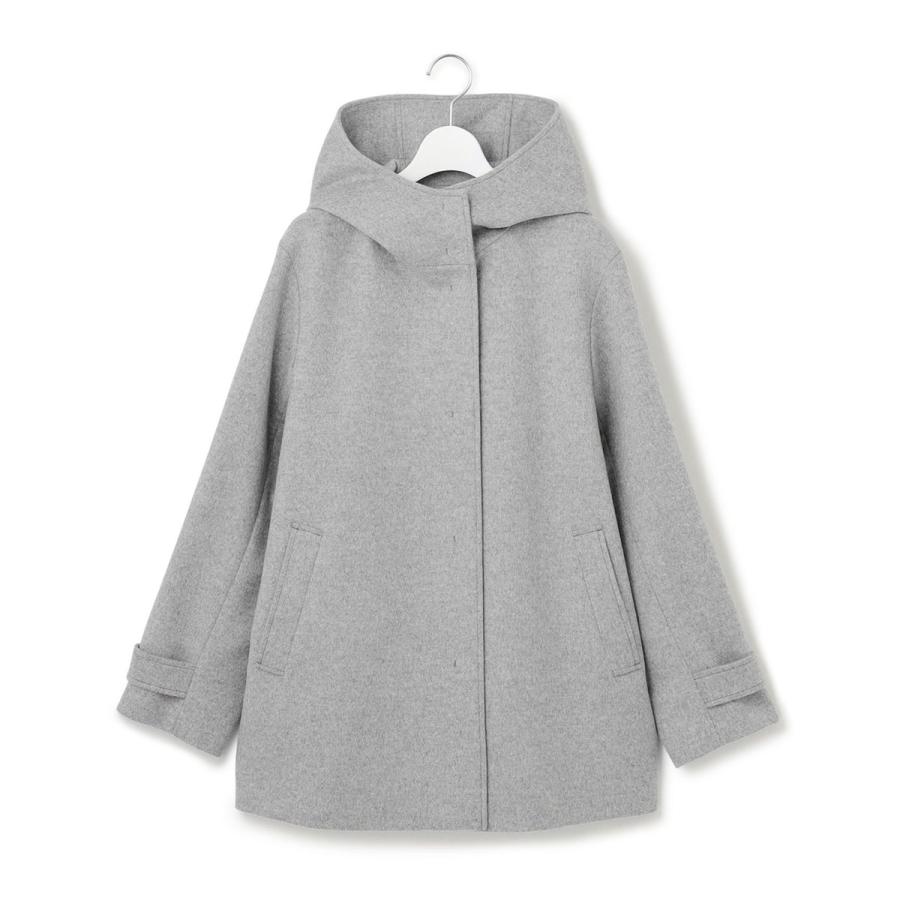 23区（ニジュウサンク） ウールカシミヤビーバー フード付き ショート