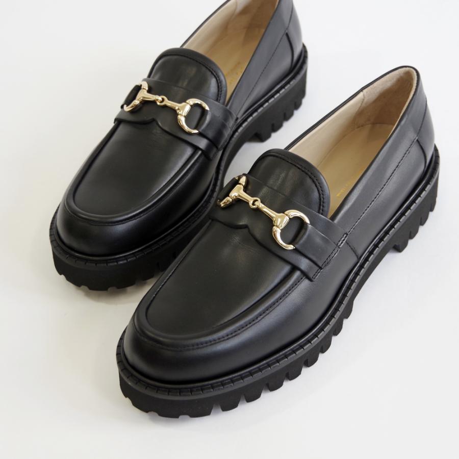 CORSO ROMA，9 (コルソローマ) / レザー 厚底 ビットローファー OLGA