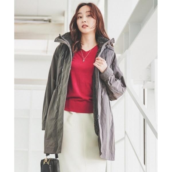 UNTITLED（アンタイトル） 【フード取り外し可ロング丈】ボアライナー