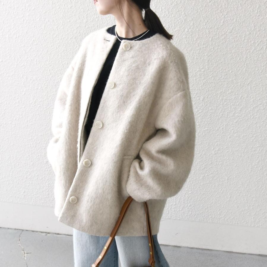 SHIPS any any: シャギー ノーカラー コクーン コート : マルイ(丸井