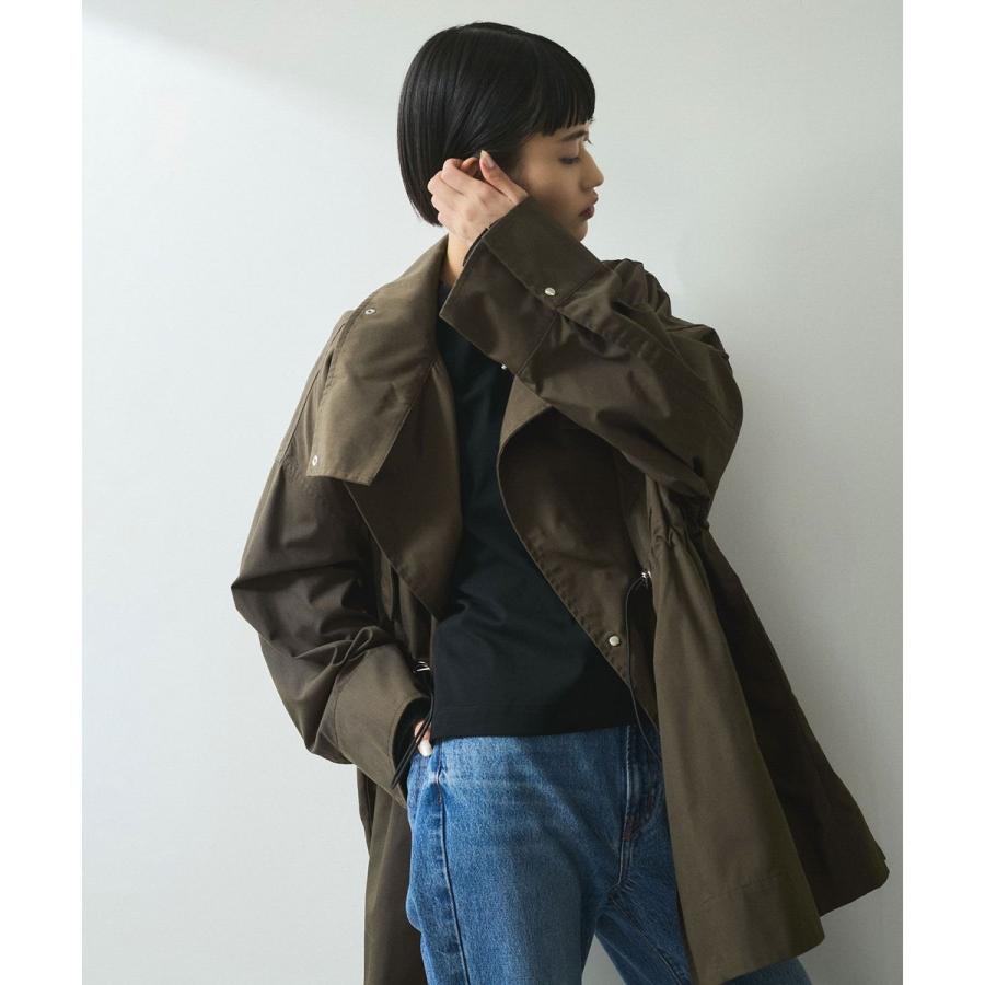 ADAM ET ROPE'（アダムエロペ） 【WEB限定】スタンドカラーハーフ