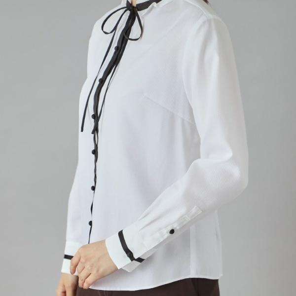 DRESSTERIOR（ドレステリア） 【洗えるコットン100％】フリルカラー