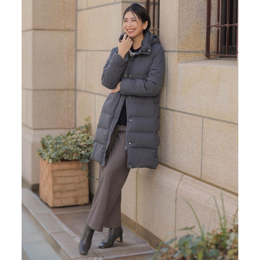 J.PRESS（J.プレス） 【洗える・2way】タフタダウン ロング丈 コート