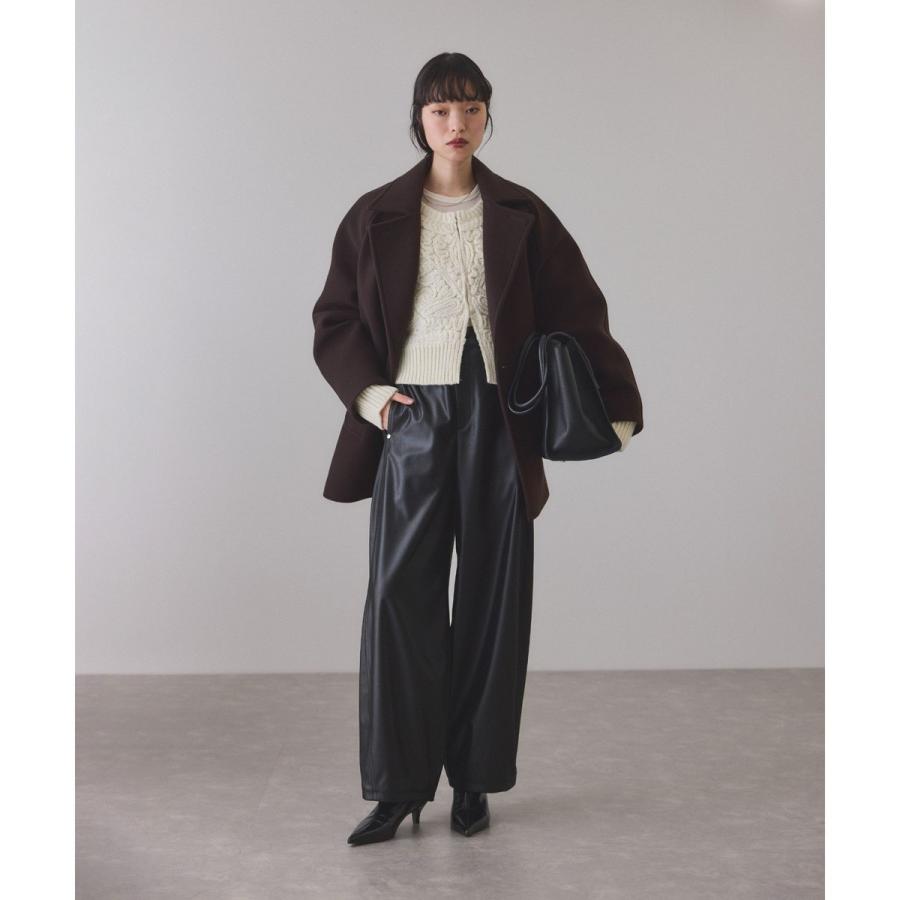 ADAM ET ROPE'（アダムエロペ） コードレースパターンニット