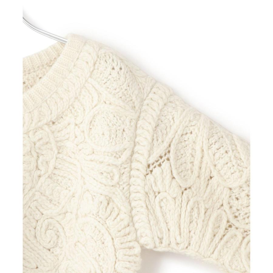 ADAM ET ROPE'（アダムエロペ） コードレースパターンニット