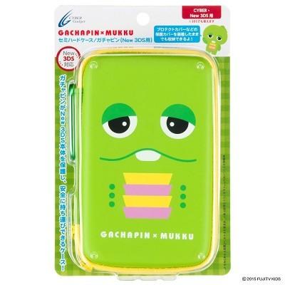 New3DS専用 ガチャピン×ムック セミハードケース ガチャピン
