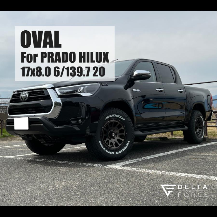 DELTA FORCE（デルタフォース） DELTA FORCE OVAL オーバル 17x8.0J 6