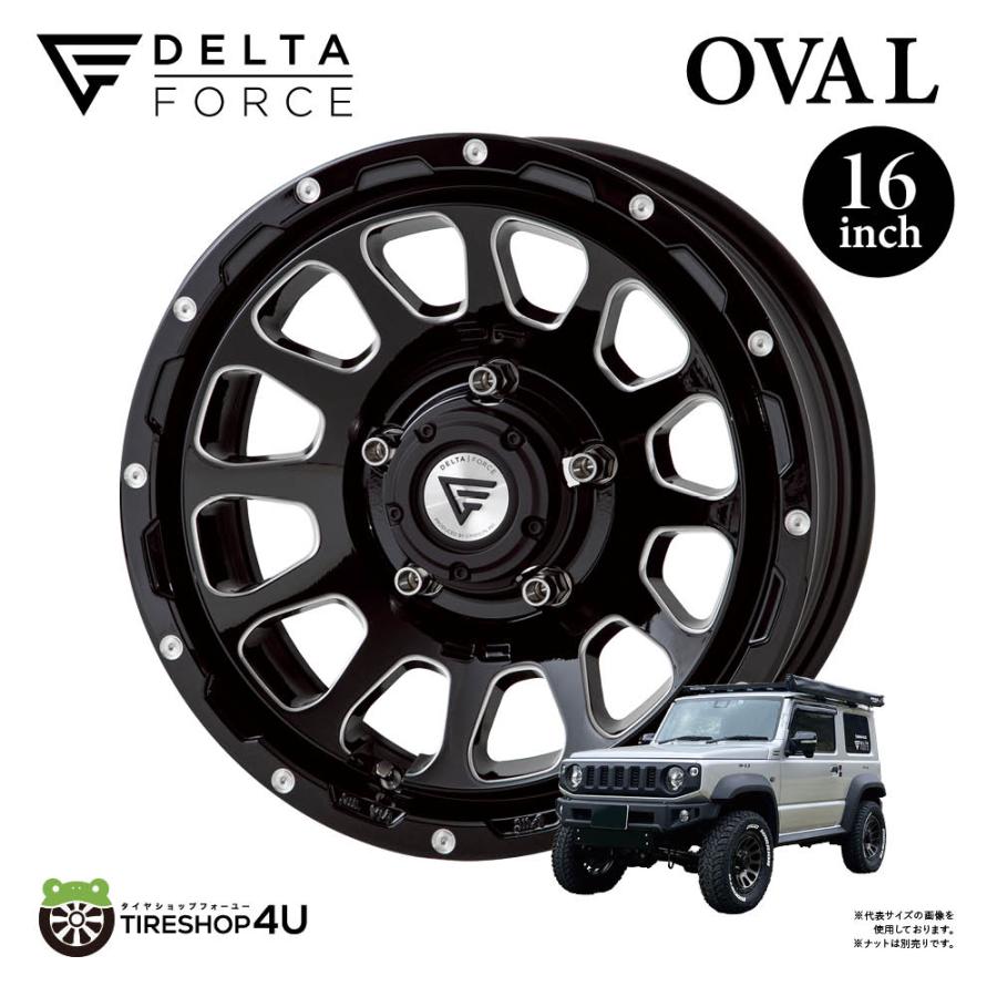 DELTA FORCE（デルタフォース） DELTA FORCE OVAL オーバル 16x6.0J 5