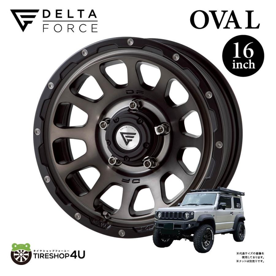 DELTA FORCE（デルタフォース） DELTA FORCE OVAL オーバル 16x6.0J 5